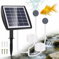 Saulės energijos oro siurblys tvenkiniui ir akvariumui, 2200mAh