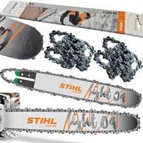 Grandininis pjūklas STIHL MS180/MS210/230 35 cm pjovimo juosta ir 2 grandinės, 3/8", 1.3 mm
