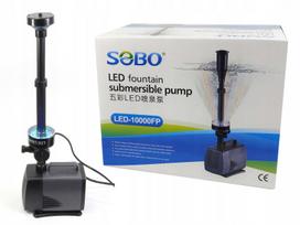 Fontano siurblys SOBO 6500 l/h su RGB LED apšvietimu