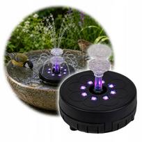 Namų fontanas BIRD, geriamojo vandens indas sodui, 10 RGB LED purkštukų, CC58, USB