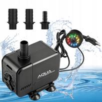 Fontano siurblys su reguliuojama srove ir 12 LED apšvietimu, 1500 l/h, 20 W