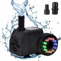 Vandens siurblys fontanui su LED apšvietimu, 15W, 800 l/h