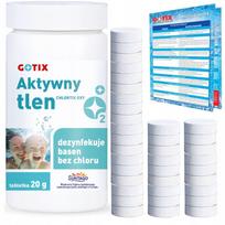 Baseino deguonies tabletės be chloro, 1 kg