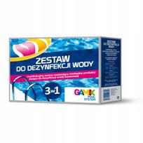 Baseino vandens dezinfekcijos rinkinys Gamix chloras 3in1