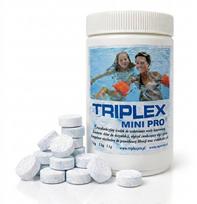 Baseino tabletės TRIPLEX PRO MINI 4in1, 1 kg, su chloru ir priemone nuo dumblių