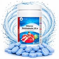 Chloro tabletės baseinui ir sūkurinei voniai, 50 vnt., 20 g (1 kg)