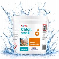 Baseino ir sūkurinės vonios chloras SHOCK, granulės, 3 kg