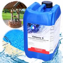 Skystas chloras (natrio hipochloritas) 15 %, 5 l, baseinams ir gręžinio vandeniui