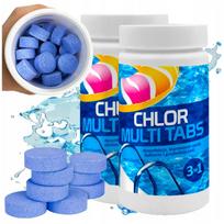 Baseino chloro tabletės GAMIX 3in1, 2 kg (100 x 20 g)