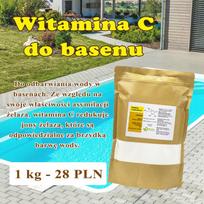 Vitaminas C (L-askorbo rūgštis) baseinui, 1 kg
