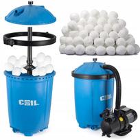 Smėlio filtravimo siurblys baseinui 450W, 8500 l/h, su filtravimo rutuliukais