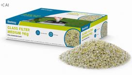 Stiklo filtras Bestway, 9 kg, 0,5–1,2 mm, vandens siurbliams