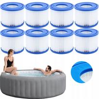 Baseino siurblio filtras Bestway Lay-Z-Spa, 8 vnt., tipas VI