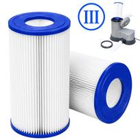 Baseino vandens filtrų kasetės 58389 siurbliui, 2x10x20, 2 vnt.