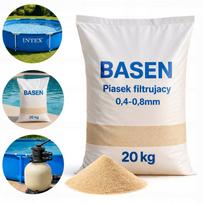 Kvarcinio smėlio filtras baseino siurbliui FILTRATION 0,4–0,8 mm, 20 kg