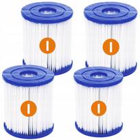 Baseino filtro kasetė TYPE I, 4 vnt., tinka 58381 siurbliui, 1249 l/h