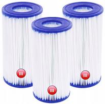 Baseino filtro kasetė Bestway 58012, 3 vnt., III tipo