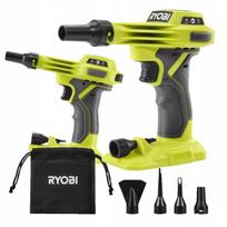 Akumuliatorinė padangų pompa RYOBI R18VI-0, 18V, 212 l/min, su antgalių rinkiniu