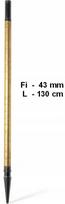 Šulinio filtras ABISYNKI plieninis antgalis PR20M, 5/4" DN32, 130 cm, 43 mm