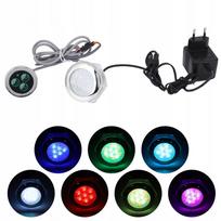 Baseino povandeninis LED šviestuvas, spalvotas, 12V 9W