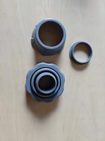 Baseino žarnos perėjimo adapteris 32 mm / 38 mm siurbliui