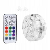 LED lempa fontanui, atspari vandeniui, su nuotolinio valdymo pultu