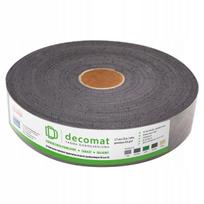 Dekoratyvinė tvorelės juosta DECOMAT, 4,7 cm x 26 m, grafito spalvos