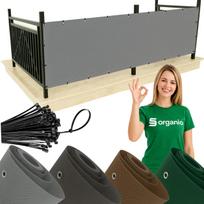 Balkono uždanga ORGANIO, 90x500 cm, stora
