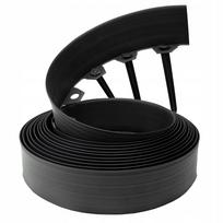 Plastikinė vejos atitvara, juoda, 10 m x 8 cm, su ankeriais