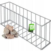 Plieninė 51 cm gabiono sodo tvorelė gėlynui