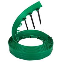 Plastikinė vejos borto juosta, 10 m, žalia, 6 cm