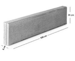 Betoninė vejos tvorelė 6 cm