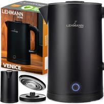 Elektrinis virdulys STRONG 2200W, 1,7 l, juodas plienas, tylus, belaidis