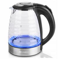 Elektrinis stiklinis virdulys 1,7 l 2200 W su LED apšvietimu ir nuosėdų filtru