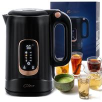 Elektrinis virdulys CLARO UNO, 1,8 l, 1800 W, su LCD temperatūros valdymu, juodas