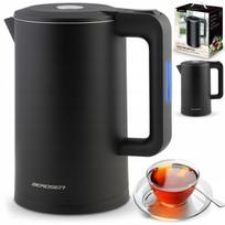 Elektrinis virdulys BERDSEN, nerūdijančio plieno, 1,7 l, 2200 W, juodas