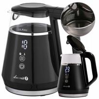 Stiklinis elektrinis virdulys WK-2503, 1 l, 1100 W, su reguliuojama temperatūra