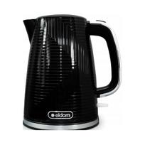 Elektrinis virdulys ELDOM C320C, 1,7 l, 2200 W, juodas, belaidis, STRIX