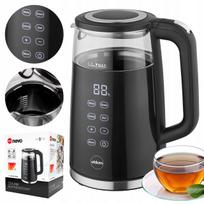 Stiklinis virdulys 1,7 l, 2200 W, belaidis, reguliuojama temperatūra, C530, LED