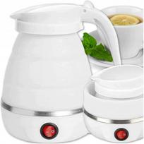 Kelioninis sulankstomas elektrinis virdulys, silikoninis, 600 ml