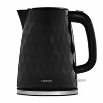 Elektrinis virdulys RAVEN EC025C, 1,7 l, 2200 W, juodas, su nuosėdų filtru