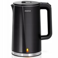 Elektrinis virdulys Aigostar 1,7 l 2200 W, dvigubos sienelės, juodas