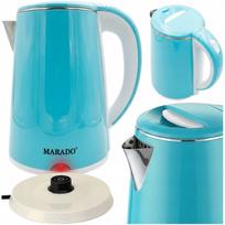 Elektrinis virdulys Marado, mėlynas, 1500 W, 2,3 l, tylus, bevielis