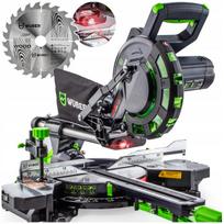 Medžio nuožulni pjovimo staklės 1700W su lazeriu ir 210 mm 24T disku