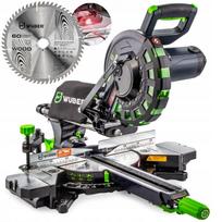 Medžio pjūklas su nuolydžiu, 2000 W, lazeris, 255 mm 60T diskinis pjūklas