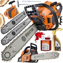 Grandininis pjūklas MP-PS-6100, 5,7 AG, 58 cm³, 2 grandinės, viela, alyva