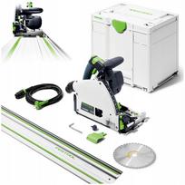 Giluminis pjūklas FESTOOL TS 60 KEBQ-PLUS su 1,4 m kreipiančiąja liniuote