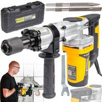 Sunaikinimo plaktukas 2800W, 15J, SDS HEX, su kaltu ir dėklu