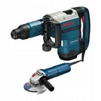 Perforatorius Bosch GSH 7VC SDS-max ir kampinis šlifuoklis GWS 9-125