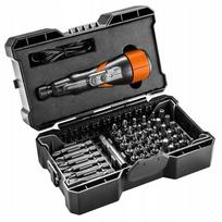 Atsuktuvas su akumuliatoriumi NEO TOOLS 3.6V, USB-C, rinkinys lagamine